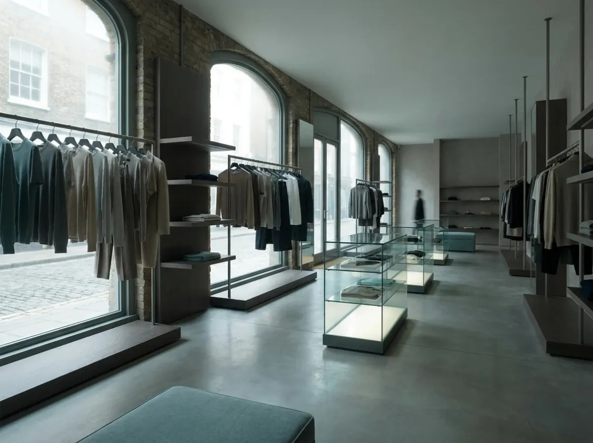 A modern retail unit shop floor